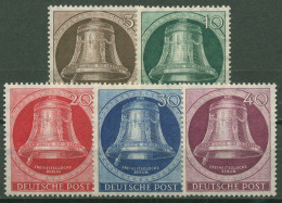 Berlin 1951 Freiheitsglocke, Klöppel Nach Links 75/79 Postfrisch - Unused Stamps