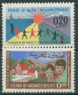 Marokko 1964 PTT Jugendheime 536/37 Postfrisch - Maroc (1956-...)