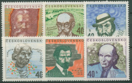 Tschechoslowakei 1972 Persönlichkeiten 2073/78 Postfrisch - Unused Stamps