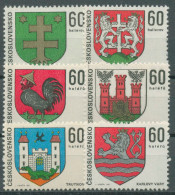 Tschechoslowakei 1971 Wappen Stadtwappen 1994/99 Postfrisch - Ongebruikt