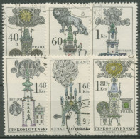 Tschechoslowakei 1970 Alte Haus-Embleme 1952/57 Gestempelt - Usados