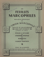 Les Feuilles Marcophiles - N°156 - Francés (desde 1941)