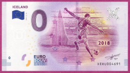 0-Euro XERU 17 2018 ICELAND - FUSSBALL WM - Privatentwürfe