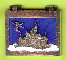 Gros Pin's Disney BD Fée Clochette Château Mickey Donald (2 Photos) S'Ouvre - #008 - Disney