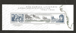 Denmark 2003 Centenary Of The Danish Literary Expedition To Greenland.,  Mi Bloc 20 MNH(**) - Neufs