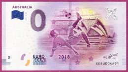 0-Euro XERU 16 2018 AUSTRALIA - FUSSBALL WM - Essais Privés / Non-officiels