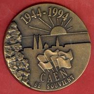 ** MEDAILLE  CAEN  1944 - 1994 ** - 1939-45