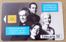 Télécarte France Télécom Ouvre Son Capital  50 Unités - 1998