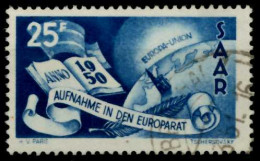 SAARLAND 1950 Nr 297 Gestempelt X7484EA - Oblitérés