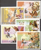 Niger 2000, Olympic Games In Sydney, Tennis, Tennis Table, Butterflies, Birds, 5BF IMPERFORATED - Níger (1960-...)