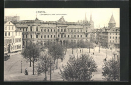 AK Kassel, Köngisplatz Mit Hotel König Von Preussen Und Hauptpost  - Kassel