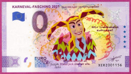 0-Euro XERZ 01 2021 Handpainted By M.Teixeira KARNEVAL-FASCHING 2021 HELAU UND ALAAF - Pruebas Privadas