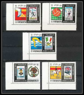 229d - Yemen Kingdom MNH ** Mi N° 627 / 631 A Jeux Olympiques (olympic Games) Mexico 68 Efimex 68 Jumping Football Socce - Yémen