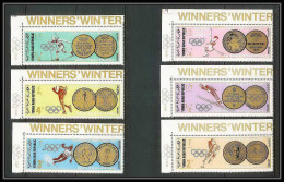 223a - YAR (nord Yemen) MNH ** Mi N° 761 / 766 A Jeux Olympiques (olympic Games) Sapporo Gold Médalists Killy Fleming  - Invierno 1924: Chamonix