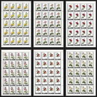 378c - Manama MNH ** Mi N° 170 /175 A Fleurs (fleur Flower Flowers) Roses Feuilles (sheets) - Roses