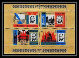 347Y - Sharjah MNH ** Mi Bloc N° 16 A Winston Churchill London (st Paul's Cathedral Big Ben  - Sir Winston Churchill