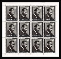 333h - Ajman MNH ** Mi N° 289 Year Of Human Righrs Martin Luther King Feuilles (sheets) - Martin Luther King