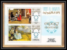 453 Umm Al Qiwain MNH ** Bloc N° 11 A Expo 67 Tableau (tableaux Painting) Exposition Universelle Montreal Gainsborough - Umm Al-Qaiwain