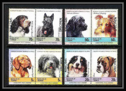 599 Nukulaelae Tuvalu ** MNH 1985 Mi N° 33 / 40 Chiens (chien Dog Dogs) Overprint Specimen Proof - Chiens