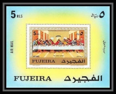 517 Fujeira MNH ** Bloc N° 30 A Stations Of The Cross The Last Supper Christ Leonardo Da Vinci  - Fujeira