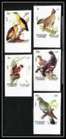 654a Sharjah - MNH ** Mi N° 1036 / 1040 B Oiseaux (bird Birds Oiseau) Grouse Pigeon Non Dentelé (Imperf) - Collections, Lots & Series