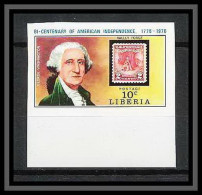 619m - Libéria - Bloc Non Dentelé Imperf ** MNH Independance Des Usa - Onafhankelijkheid USA