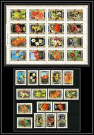 614b - Umm Al Qiwain MNH ** Mi N° 1034 / 1049 A + Bloc Fleurs (fleur Flower Flowers) Orchidées Orchid Orchids - Autres & Non Classés