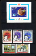 761e Yemen Kingdom MNH ** Mi N° 652 / 656 A + Bloc 150 B 1st Lunar Mission Apollo 8 Espace (space) - Asie