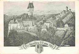 73980306 Hartkirchen_Eferding Die Schaunburg Federzeichnung - Autres & Non Classés