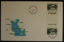 Aland, MiNr. 24, Zwischenstegpaar, FDC - Aland