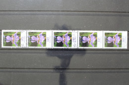 Deutschland (BRD), MiNr. 2507, Fünferstreifen ZN 280, Gestempelt - Roulettes