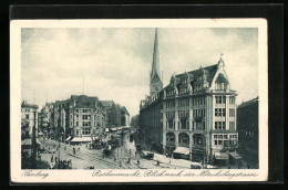 AK Hamburg, Rathausmarkt, Blick Nach Der Mönckebergstrasse  - Mitte