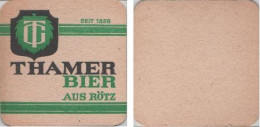 5002085 Bierdeckel Quadratisch - Thamer Bier Aus Rötz - Sotto-boccale