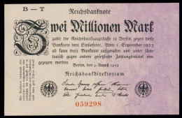 Pick103 Ro102b DEU-115b. 2 Million Mark 1923 UNC NEUF - 2 Millionen Mark