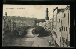 AK Burghausen, Gesamtansicht Vom Hauptplatz  - Burghausen