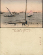 Postcard Surabaya Hafen Schiffe 1910 - Indonesien