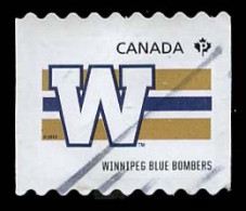 Canada (Scott No.2563 - CFL Teams) (o) Roulette / Coi - Used Stamps