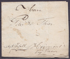 L. Datée 12 Janvier 1798 De LIPPSTADT (Allemagne) Pour Peter De Thier à HODIMONT Verviers - 1794-1814 (Franse Tijd)