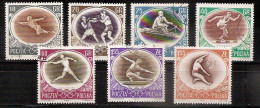 POLAND 1956●Olympic Melbourne●Mi 984-89 & 994 CTO - Ete 1956: Melbourne