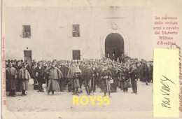 La Partenza Delle Reclute Militari Armi A Cavallo Dal Distretto Militare Di Avellino Campania (f.piccolo/v.retro) - Barracks