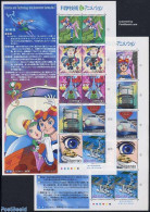 Japan 2005 Animation Heroes No. 7, 2 M/ss, Mint NH, Transport - Automobiles - Railways - Space Exploration - Art - Com.. - Unused Stamps
