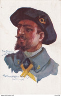 X14- ILLUSTRATEUR EMILE DUPUIS - NOS POILUS - HARTMAN KOPFWEILER - ALSACE - JANVIER 1915 -   (2 SCANS ) - Dupuis, Emile