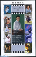 Japan 2006 Japanese Movie (II) 10v M/s, Mint NH, Nature - Performance Art - Prehistoric Animals - Film - Movie Stars - Unused Stamps