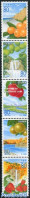 Japan 2006 Fruits From Kantho Distric 5v [::::], Mint NH, Nature - Birds - Fruit - Water, Dams & Falls - Nuovi
