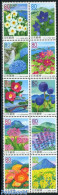 Japan 2006 Flowers In Kyusyu II 10v, Mint NH, Nature - Flowers & Plants - Art - Bridges And Tunnels - Nuovi