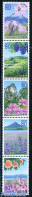 Japan 2007 Flowers In Yamanashi 5v [::::], Mint NH, Nature - Flowers & Plants - Fruit - Trees & Forests - Wine & Winery - Nuovi