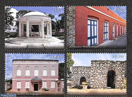 Barbados 2021 Synagoge Restauration 4v, Mint NH, Religion - Judaica - Judaísmo