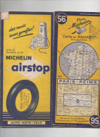 Carte MICHELIN N°56  Paris-Reims 1964  (PPP47496) - Wegenkaarten
