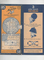 Carte MICHELIN N°85 Biarritz-Luchon  1950   (PPP47498) - Wegenkaarten