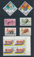 10 Timbres Oblitérés X-13 XX° Jeux Olympiques D'été MOSCOU 1980 Mongolie Pologne Hongrie Guinée - Verano 1980: Moscu
